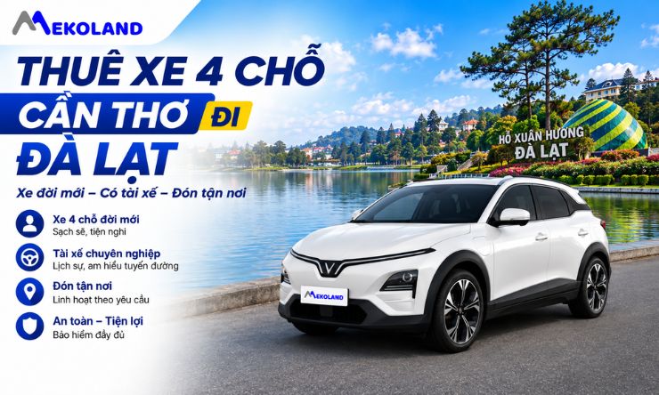 Thuê Xe 4 chỗ Cần Thơ Đi Đà Lạt