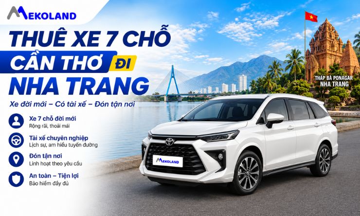Thuê Xe 7 chỗ Cần Thơ Đi Nha Trang
