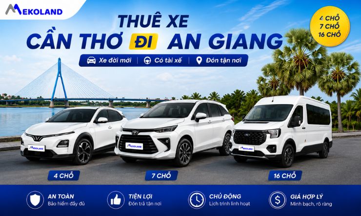 Thuê Xe Cần Thơ Đi An Giang