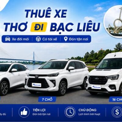 Thuê Xe Cần Thơ Đi Bạc Liêu 4, 7, 16 Chỗ Có Tài Xế