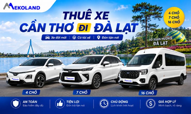 Thuê Xe Cần Thơ Đi Đà Lạt