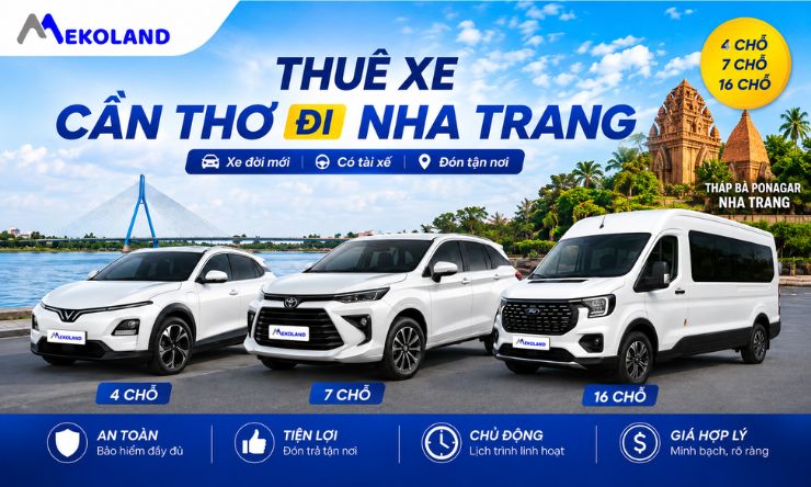 Thuê Xe Cần Thơ Đi Nha Trang