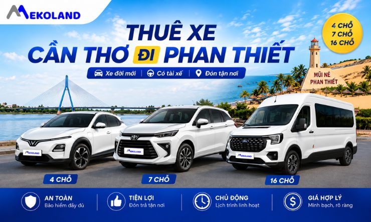 Thuê Xe Cần Thơ Đi Phan Thiết